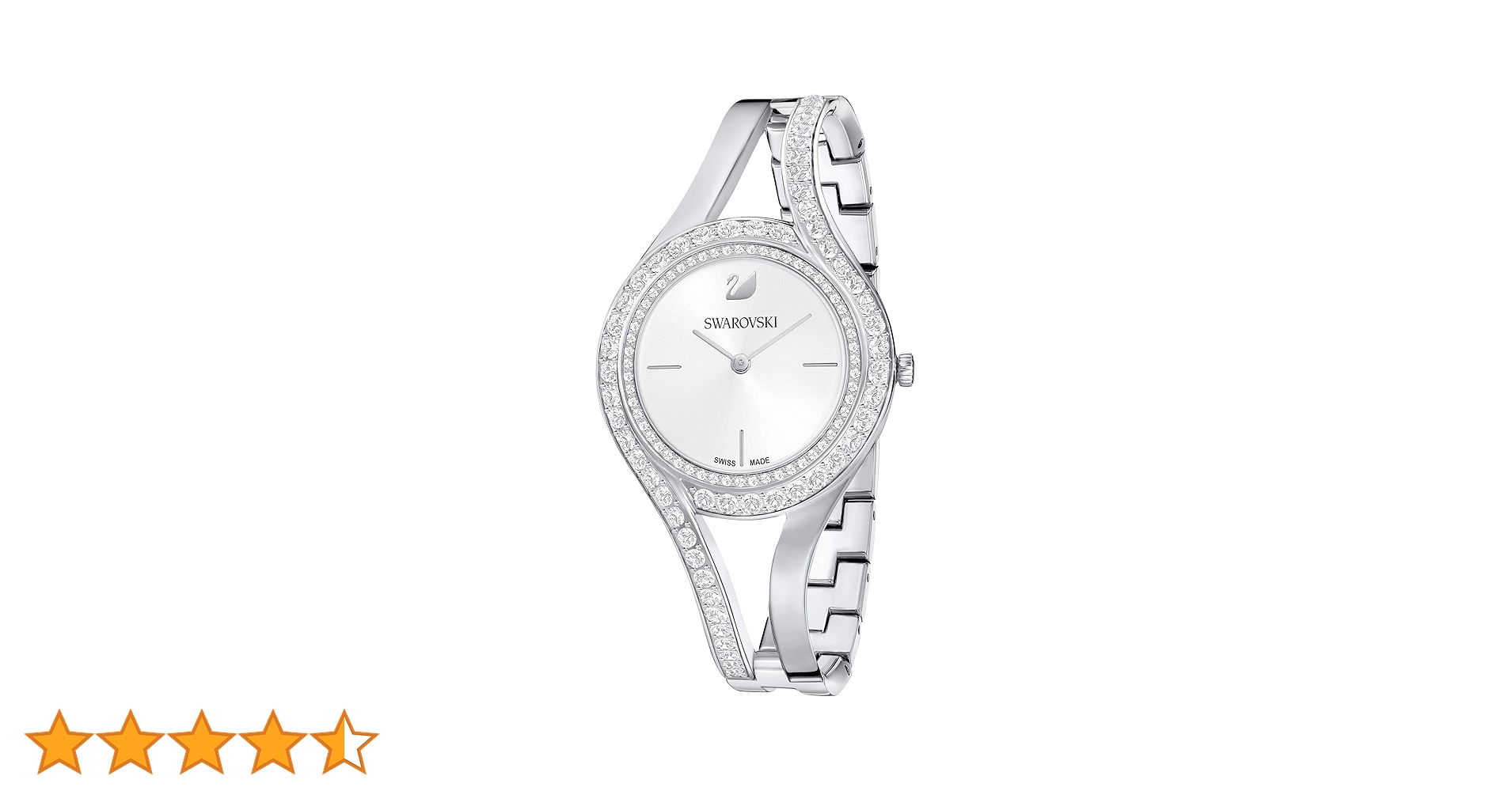 新品未使用　スワロフスキー　腕時計　クリスタル　ウオッチ　5242901 シェル SWAROVSKI 腕時計 「公式」「スワロフスキー」Crystalline bangle